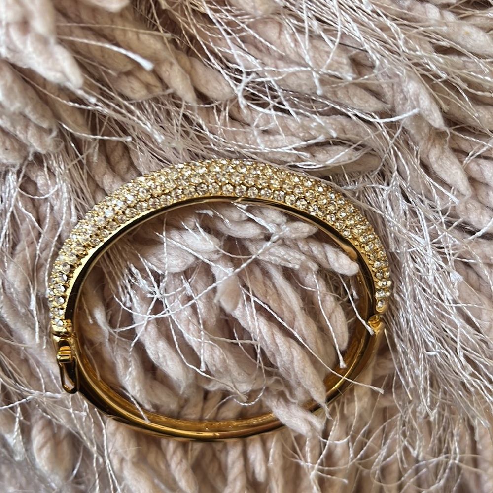 Gorgeous Christian Dior pave bracelet